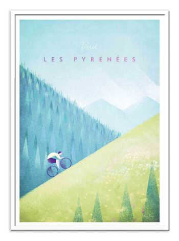 Art-Poster - Visit Les Pyrénées - Henry Rivers-A3 2