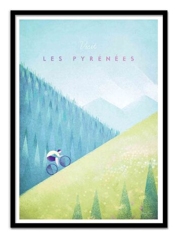 Art-Poster - Visit Les Pyrénées - Henry Rivers-A3 3