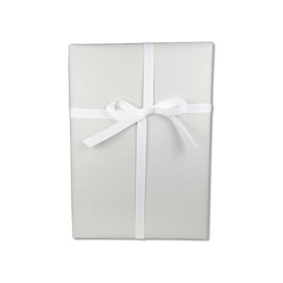 Papel de regalo, un color, gris claro, tamaño de hoja 50 x 70 cm