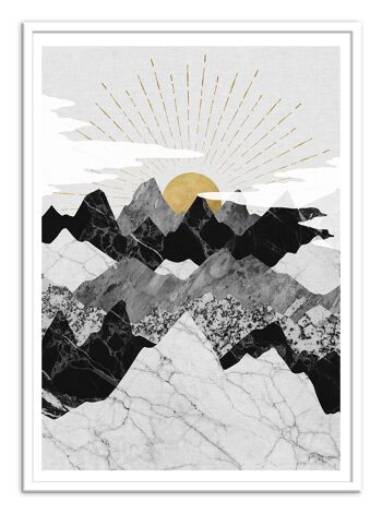 Art-Poster - Sun Rise - Kookie Pixel W18606 2