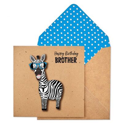 Birthday Brother Zebra