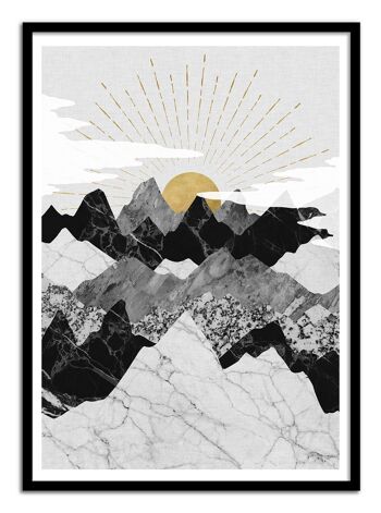 Art-Poster - Sun Rise - Kookie Pixel W18606-A3 3