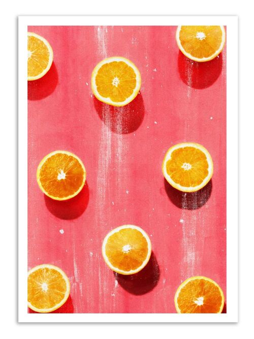 Art-Poster - Orange Fruits - Leemo W18825