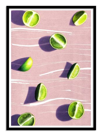 Art-Poster - Lime Fruits - Leemo W18826 3