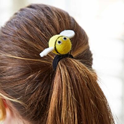 Bande de cheveux d'abeille en feutre