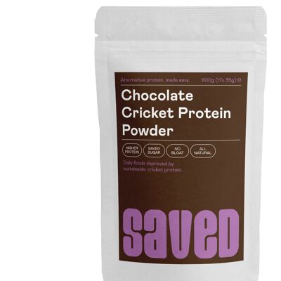 Polvere proteica al cioccolato salvata - 30g
