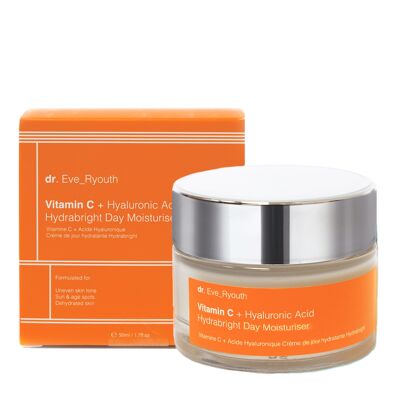 Crema idratante da giorno con vitamina C + acido ialuronico Hydrabright 50 ml