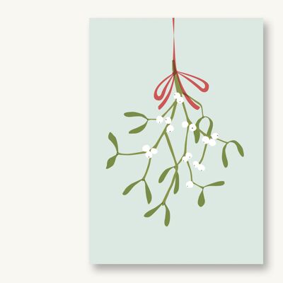 Postcard Christmas Mistletoe