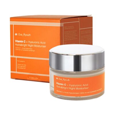 Vitamin C + Hyaluronic Acid Hydrabright Night Moisturiser 50ml