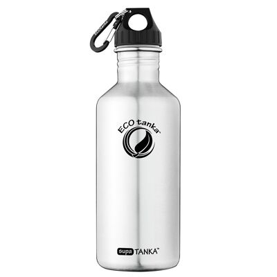 1.2l supaTANKA™ stainless steel drinking bottle with poly loop closure