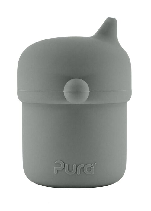 Pura my-my™ silicone tuitbeker 150 ml - Grijs