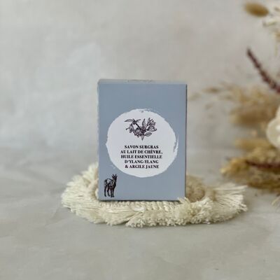 Surgras soap with goat's milk, yellow clay & Ylang-Ylang