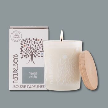 BOUGIE PARFUMEE CIRE VEGETALE NUAGE COTON 1