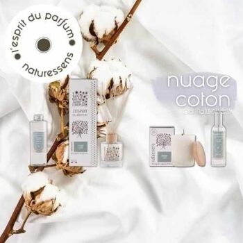 BOUGIE PARFUMEE CIRE VEGETALE NUAGE COTON 4