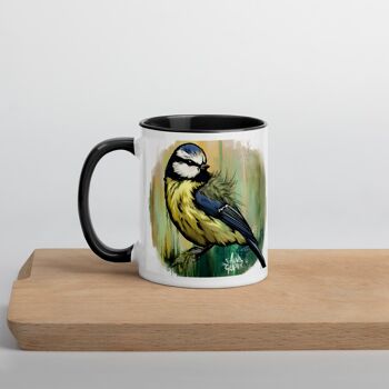 Tasse Douce Mésange Bleue - Noir