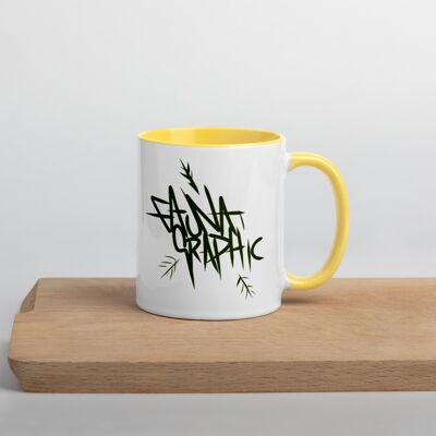 Sweet Blue Tit Mug - Yellow