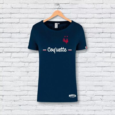 T-shirt - Coquette - Bleu marine
