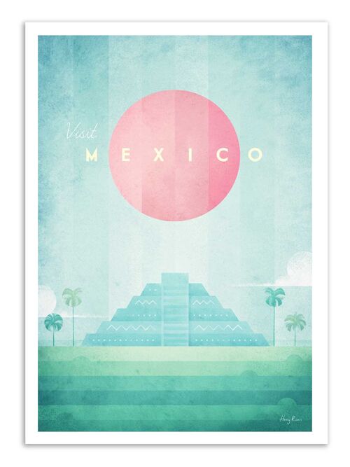 Art-Poster - Visit Mexico - Henry Rivers W18911