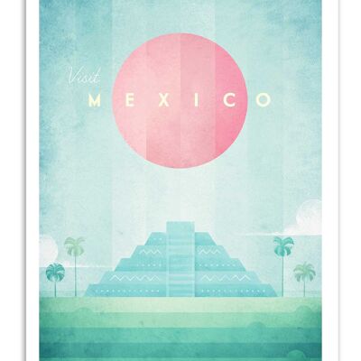 Kunstplakat - Besuchen Sie Mexiko - Henry Rivers W18911