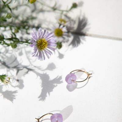vetro di mini cerceaux de tranche de lilas