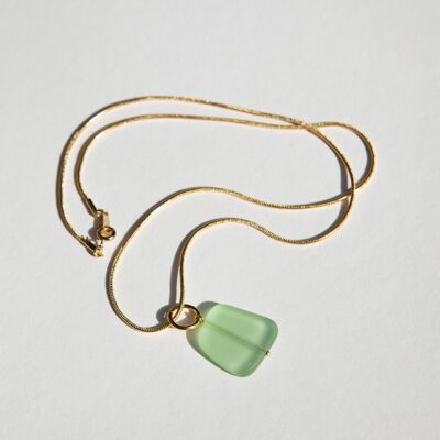 Pebble Necklace light green light green