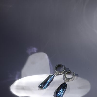 Witchy Earrings - Petrol Blue