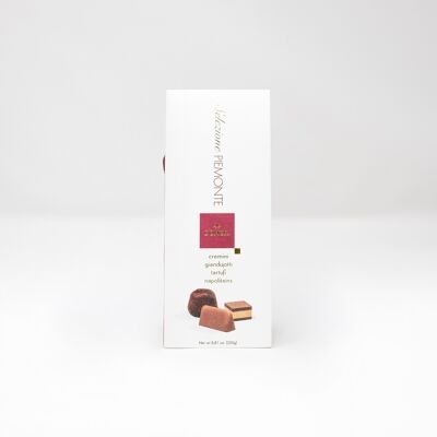 Auswahl aus dem Piemont (Cremini, Giandujotti, Trüffel, Napolitains) - 250 g