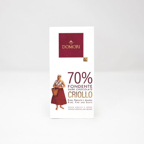 TAVOLETTA LINEA BLEND CRIOLLO 70% - 50 g