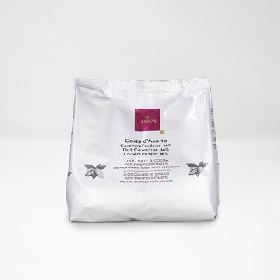 Pastiglie Cioccolato Fondente 66% Vidamà Costa d'Avorio - 1 kg