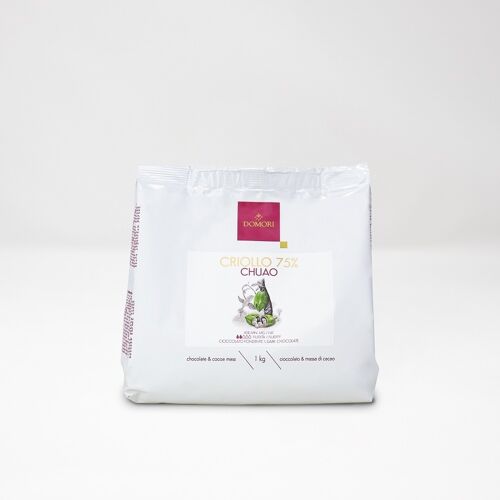 Pastiglie Cioccolato Fondente Criollo - Chuao 75%  - 1 kg