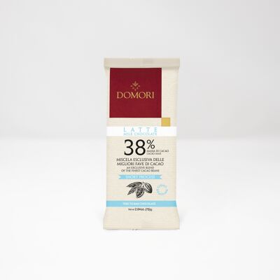 Barra de Chocolate con Leche 38% - 75g