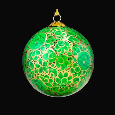 Collezione di palline incantate di cartapesta fatte a mano