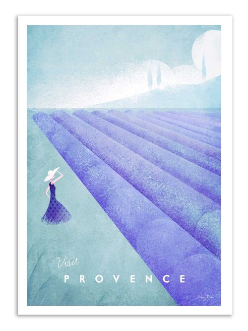 Art-Poster - Visit Provence - Henry Rivers W18912-A3