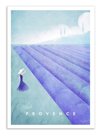 Art-Poster - Visit Provence - Henry Rivers W18912-A3 1