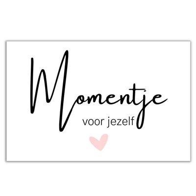 Kadokaartje - Momentje voor jezelf