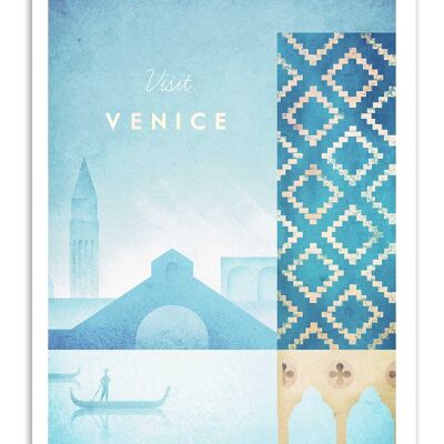 Art-Poster - Visit Venice - Henry Rivers W18913