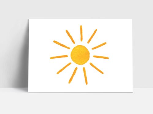 Postkarte, Sonne