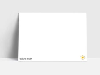 Carte postale, soleil 2