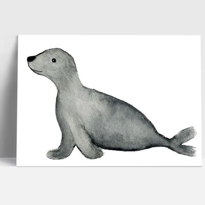 Postcard, seal