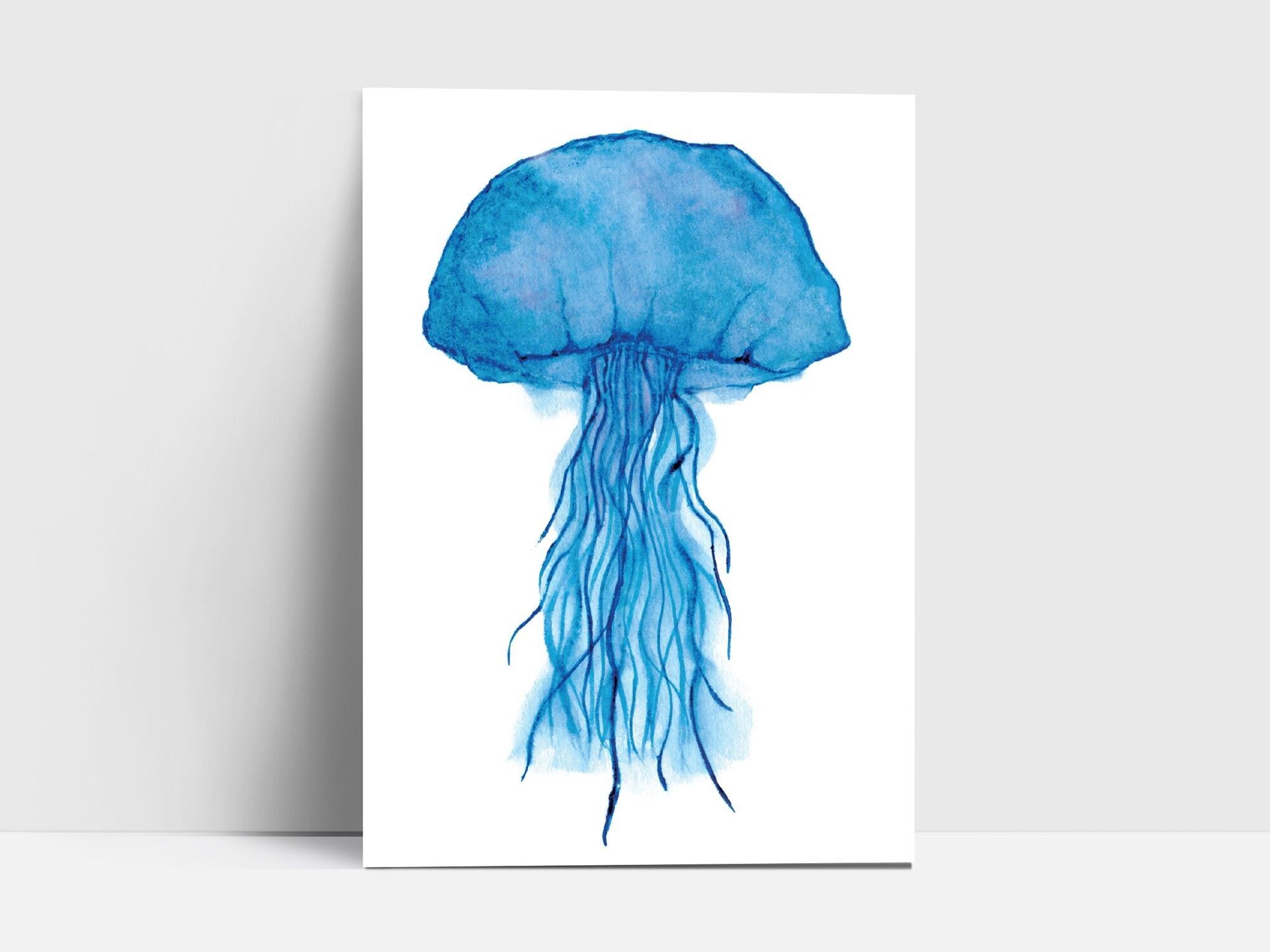 Postcard, jellyfish