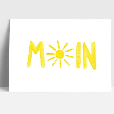 Carte postale, Moin/Soleil