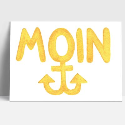 Postcard, Moin/anchor