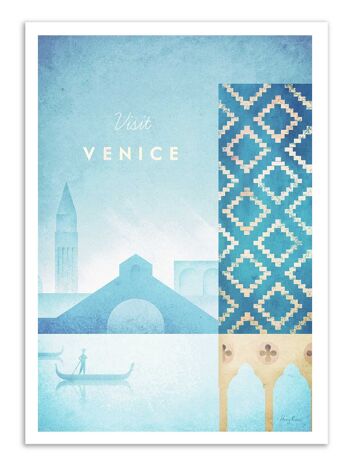 Art-Poster - Visit Venice - Henry Rivers W18913-A3 1