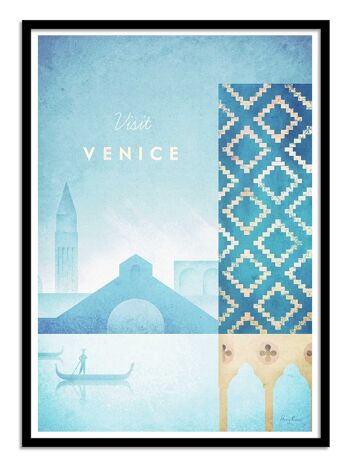 Art-Poster - Visit Venice - Henry Rivers W18913-A3 3