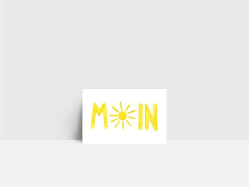 Mini-Karte, Moin/Sonne