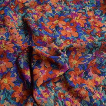 Floral viscose fabric - Simone 4