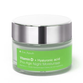 Vitamine D + Acide Hyaluronique Pro-Age Nuit Hydratant 50 ml 1