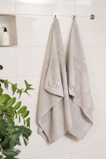 Drap de bain 100x150cm Pearl Grey