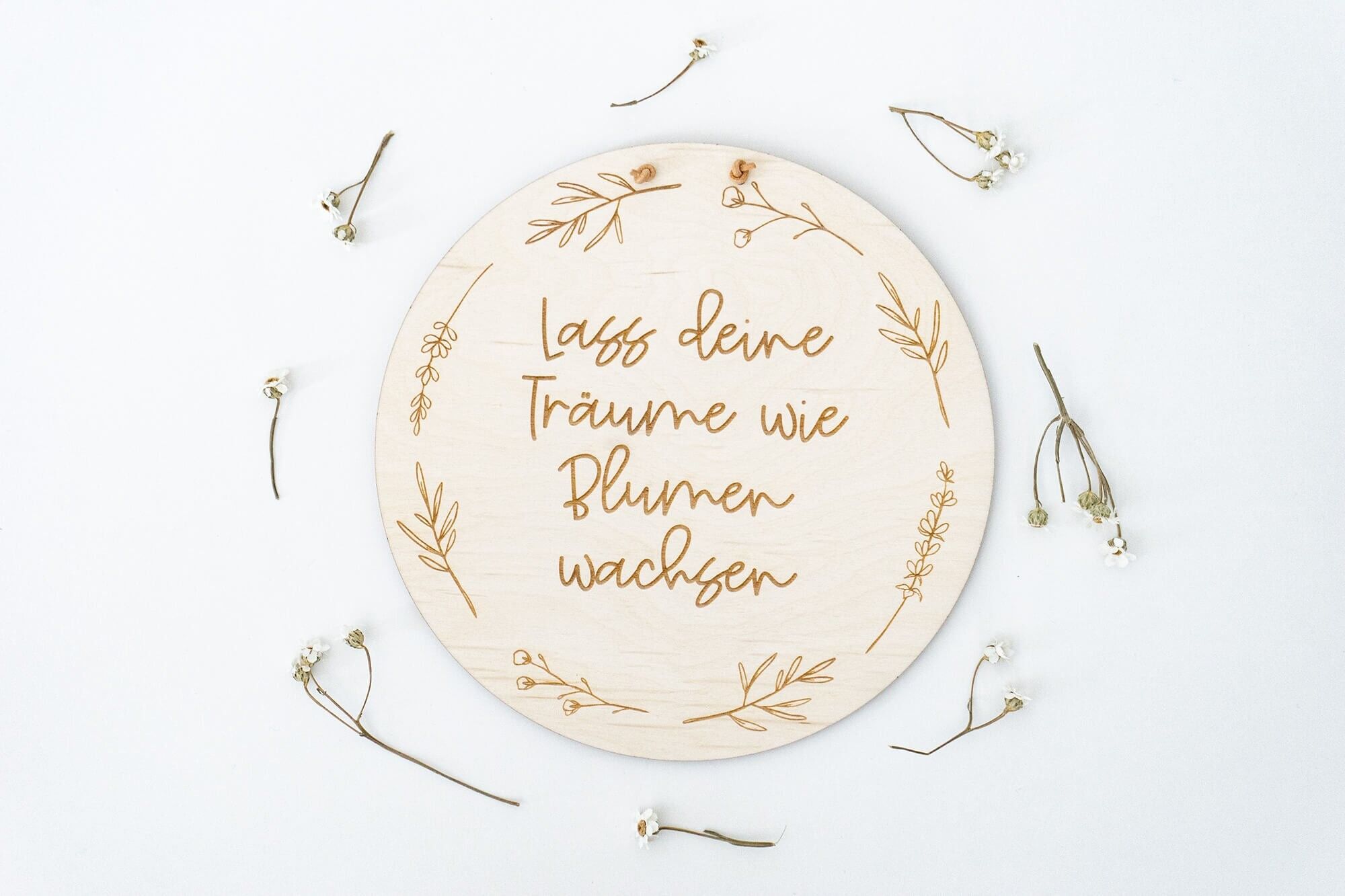 Let your dreams grow like flowers - 15cm