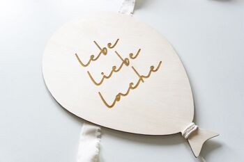 Ballon avec inscription "Live, Love, Laugh" - 30cm 3